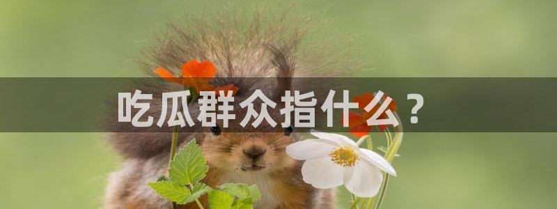 51cg今日吃瓜热门大瓜：吃瓜群众指什么？