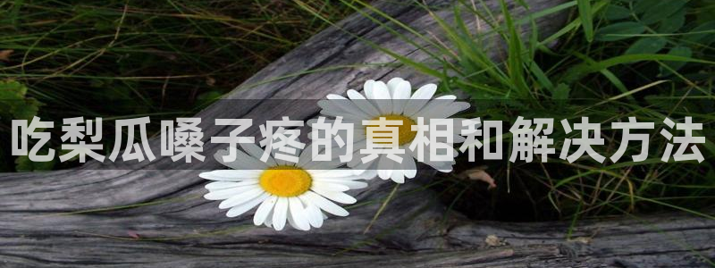 吃瓜最新：吃梨瓜嗓子疼的真相和解决方法